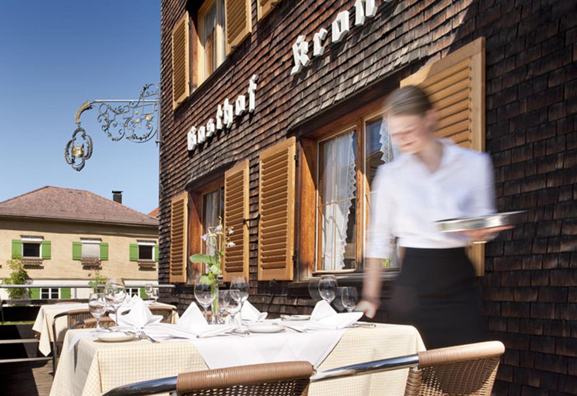Hotel Gasthof Krone Hittisau Exterior foto